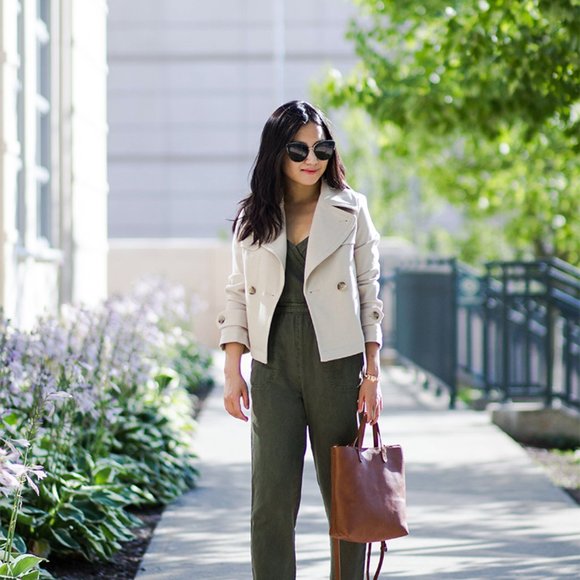 Abercrombie & Fitch Wrap-Front Utility Jumpsuit - Picture 5 of 5